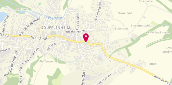 Plan de Boulangerie François, 8 Rue de Rountzenheim, 67620 Soufflenheim