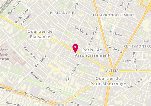 Plan de Solyles, 137 Rue d'Alésia, 75014 Paris