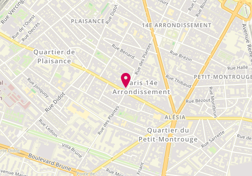Plan de New Gourmets d'Alésia, 40 Rue des Plantes, 75014 Paris