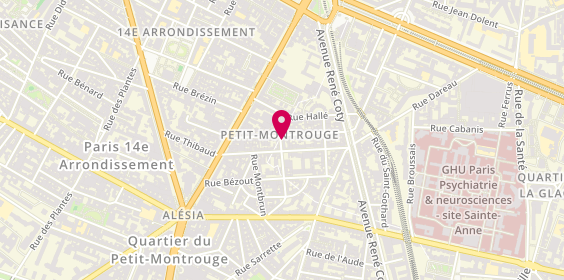 Plan de L' Ordonnance, 51 Rue Hallé, 75014 Paris