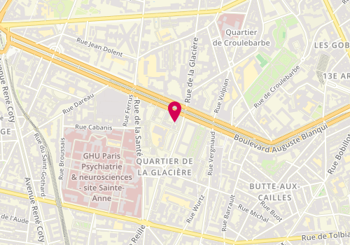 Plan de Panda Kitchen, 127 Boulevard Auguste Blanqui, 75013 Paris