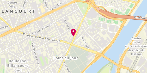 Plan de Rouillé Patrick, 73 avenue Pierre Grenier, 92100 Boulogne-Billancourt