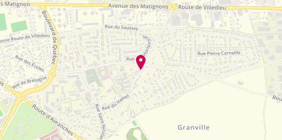 Plan de Mycarons & Compagnies, Rue du Village l'Archer, 50400 Granville