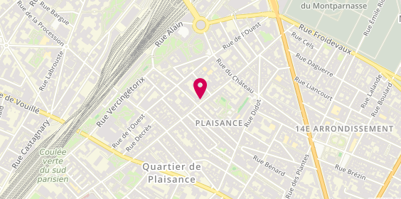 Plan de Apollon, 64 Rue Raymond Losserand, 75014 Paris
