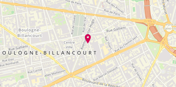 Plan de Gastronomia Traiteur Paris, 55 Rue Emile Landrin, 92100 Boulogne-Billancourt