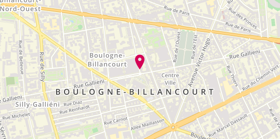 Plan de Samaya, 53 Rue de la Saussière, 92100 Boulogne-Billancourt