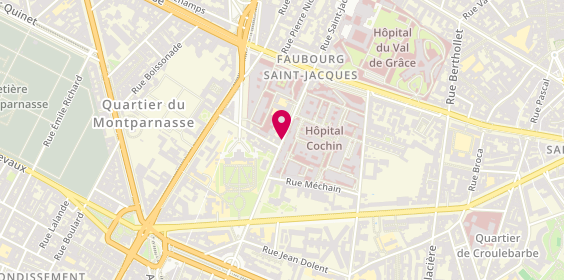 Plan de Cantinella, 30 Rue du Faubourg Saint-Jacques, 75014 Paris