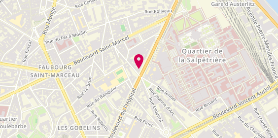 Plan de Délice de Shandong, 88 Boulevard Hôpital, 75013 Paris
