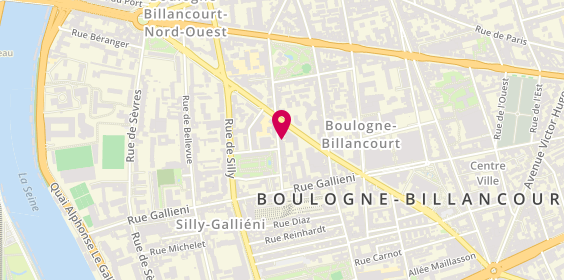 Plan de NONOS - Traiteur Boulogne, 43 Rue de l'Ancienne Mairie, 92100 Boulogne-Billancourt