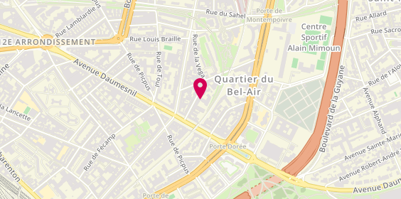 Plan de La Mesure Traiteur, 12-14 Rue de la Véga, 75012 Paris