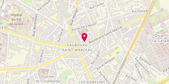 Plan de Nami, 84 Boulevard Saint-Marcel, 75005 Paris