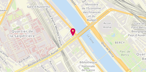 Plan de A la Boulangerie de Toutes Les Envies, 4 Boulevard Vincent Auriol, 75013 Paris