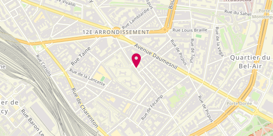 Plan de Alphonse et Madeleine, 72 Rue Claude Decaen, 75012 Paris