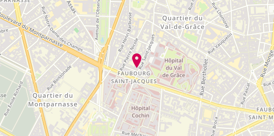 Plan de Chez Guiseppe, 342 Rue Saint-Jacques, 75005 Paris