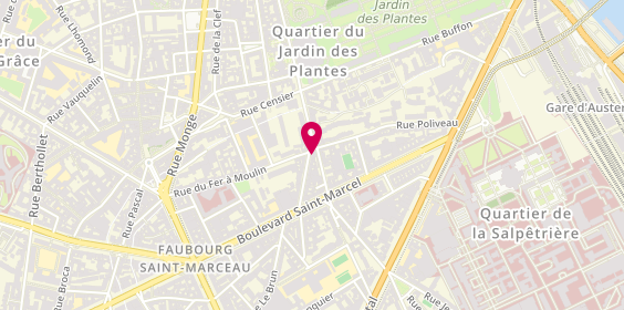 Plan de Maison Anjard, 47 Rue Poliveau, 75005 Paris