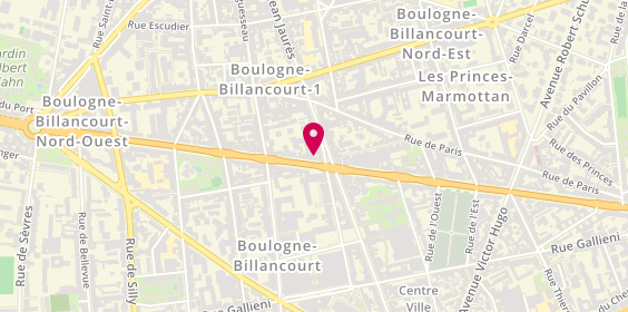 Plan de Le Grenier à Pain, 68 Boulevard Jean Jaurès, 92100 Boulogne-Billancourt