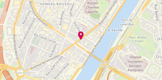 Plan de Le Beyritus, 165 avenue de Versailles, 75016 Paris