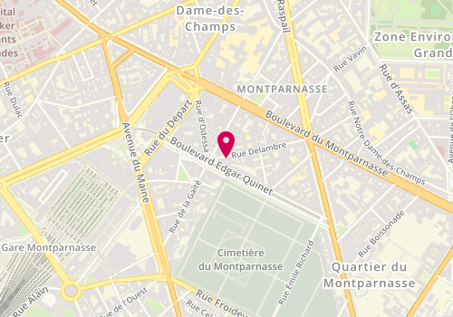 Plan de Royal Delambre, 41 Rue Delambre, 75014 Paris