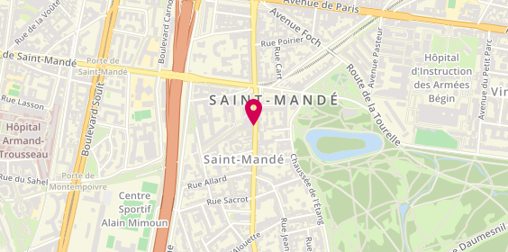 Plan de Traiteur Lin, 48 avenue du Général de Gaulle, 94160 Saint-Mandé