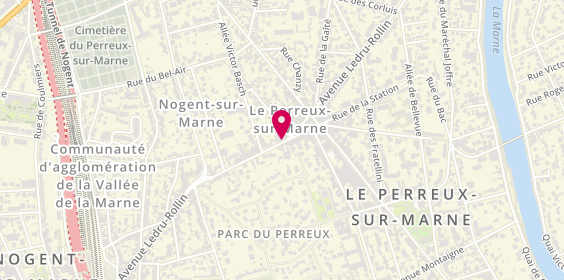 Plan de Les Délices de Gigi, 67 avenue Ledru Rollin, 94170 Le Perreux-sur-Marne