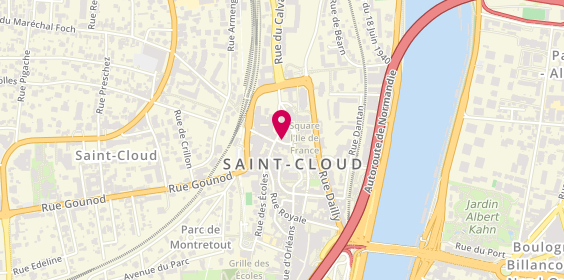 Plan de Au Pas de Saint Cloud, 4 place du Pass. De Saint-Cloud, 92210 Saint-Cloud