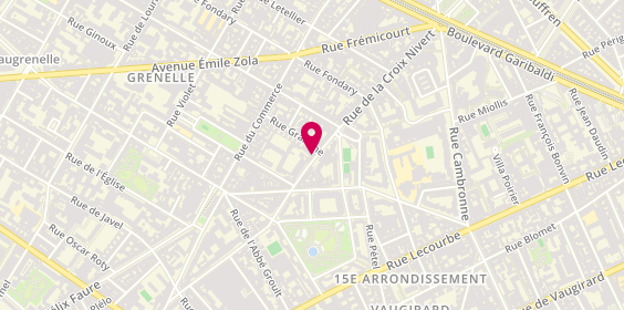 Plan de Thalassa Traiteur Grec, 76 Rue de la Croix Nivert, 75015 Paris