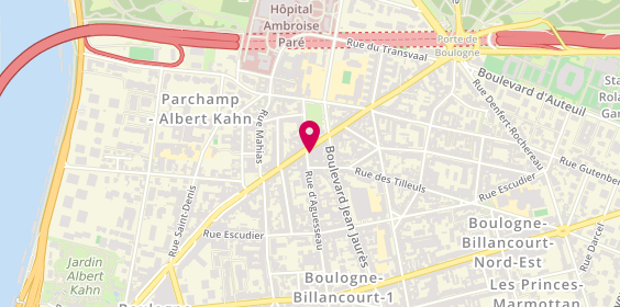 Plan de Dalloyau, 67 avenue Jean Baptiste Clément, 92100 Boulogne-Billancourt
