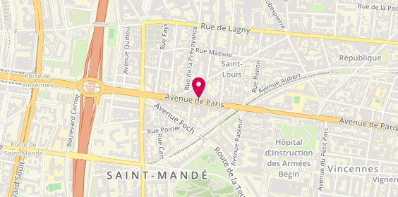 Plan de Maison Levain, 164 Av. De Paris, 94300 Vincennes