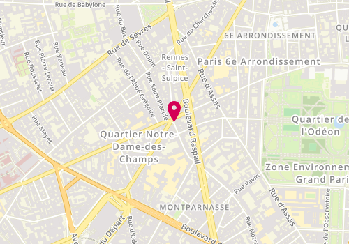 Plan de Maison Verot, 3 Rue Notre Dame des Champs, 75006 Paris