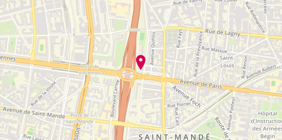 Plan de Charles Traiteur, 23 Avenue de la Porte de Vincennes, 75020 Paris