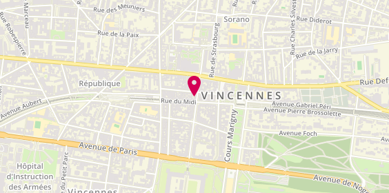 Plan de La Boutique du Traiteur, 35 avenue du Château, 94300 Vincennes