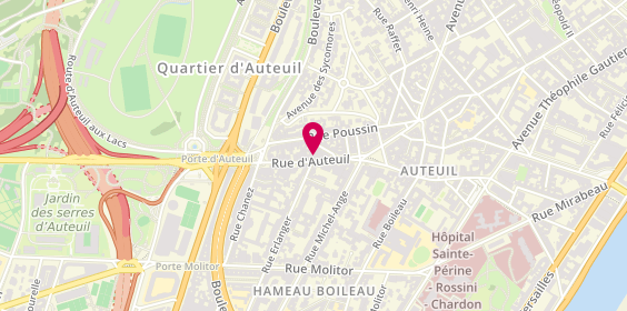 Plan de Aux Castelblangeois, 56 Rue d'Auteuil, 75016 Paris