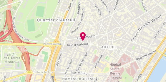 Plan de Tonnini - Pastificcio à Auteuil, 6 Rue Géricault, 75016 Paris