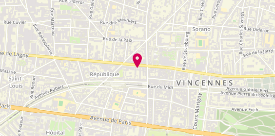 Plan de Paasta, 121 Rue de Fontenay, 94300 Vincennes