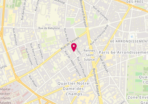 Plan de Evi Evane Traiteur, 20 Rue Saint-Placide, 75006 Paris