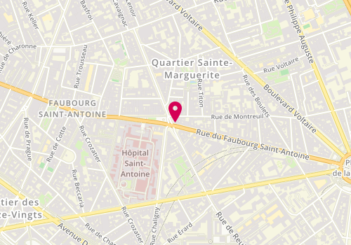Plan de Le Temps des Moissons, 237 Rue Faubourg Saint Antoine, 75011 Paris