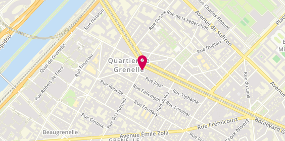 Plan de GAGNEPAIN Bruno, 3 Rue de Lourmel, 75015 Paris