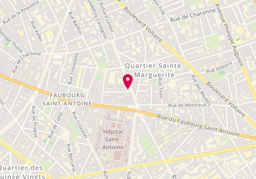 Plan de Le Mansouria, 11 Rue Faidherbe, 75011 Paris