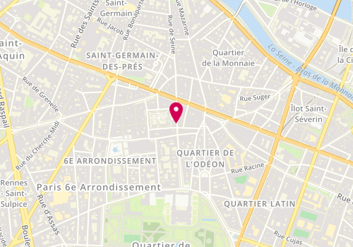 Plan de Maison Mulot, 76 Rue Seine, 75006 Paris