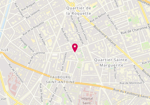 Plan de Paris Mexico, 42 Rue Saint Bernard, 75011 Paris