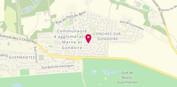 Plan de Jk Catering Paris, 8 Rue Andre Gide, 77600 Conches-sur-Gondoire