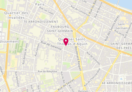 Plan de Regaa, 81 Rue du Bac, 75007 Paris