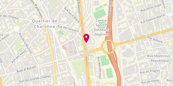 Plan de Maison du boucher, 78 Boulevard Davout, 75020 Paris