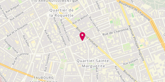 Plan de Mely's, 101 Rue Charonne, 75011 Paris