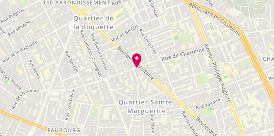 Plan de T.B.S, 106 Rue de Charonne, 75011 Paris
