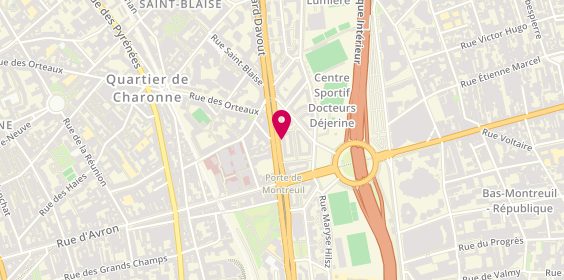 Plan de Jixiang Traiteur, 82 Boulevard Davout, 75020 Paris