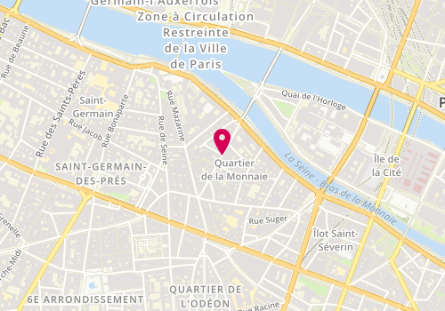 Plan de Combo, 29 Rue Dauphine, 75006 Paris