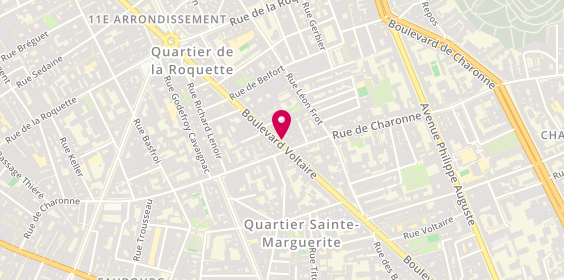 Plan de Bailhache François, 161 Boulevard Voltaire, 75011 Paris