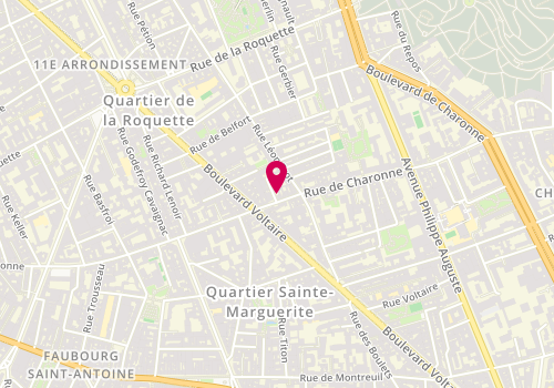Plan de FORTUNE Bruno, 125 Rue de Charonne, 75011 Paris