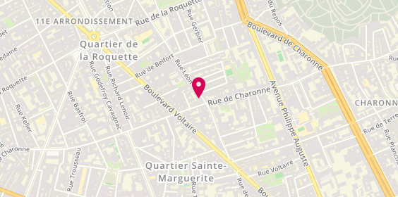 Plan de Chez Céline, 37 Rue Léon Frot, 75011 Paris